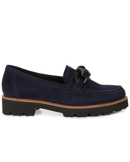 Gabor Blue Squeeze Loafers