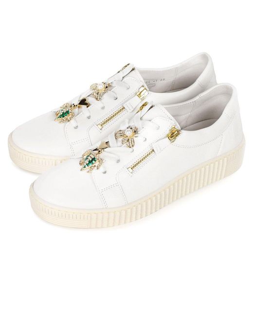 Gabor White Talma Trainers