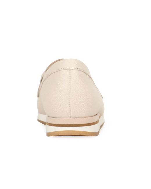 Gabor White Baby Loafers