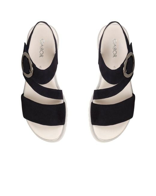 Gabor Metallic Amarillo Sandals