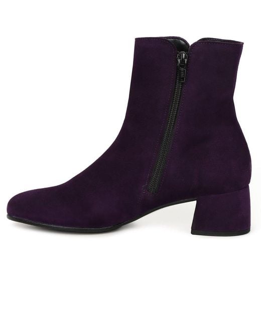 Gabor Purple Abbey Ankle Boots