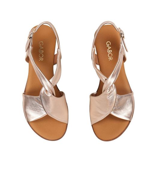 Gabor Brown Rich Sandals