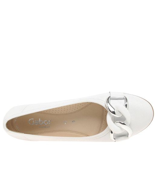 Gabor White Sabia &Apos;S Shoes