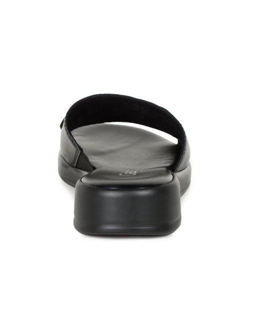 Gabor Black Oaty Mule Sandals
