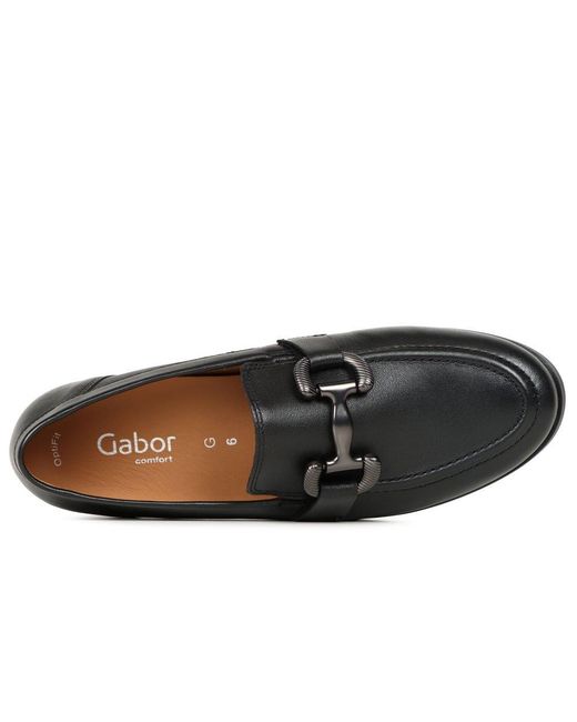 Gabor Black Dupri Loafers (Cdf)