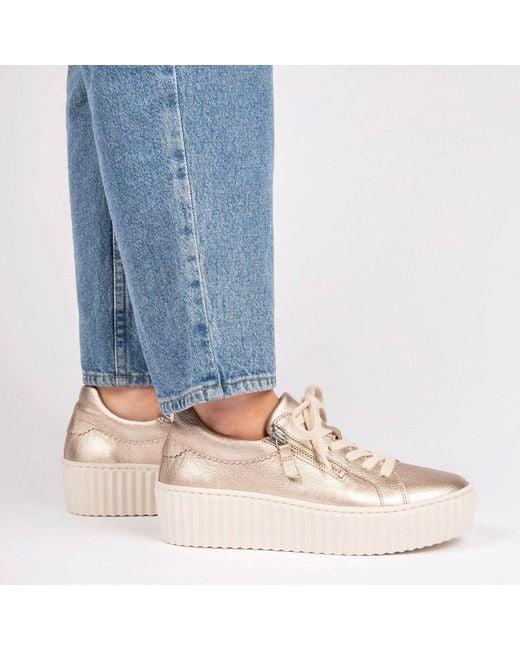Gabor Natural Dolly Trainers