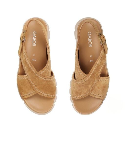 Gabor Natural Tangle Sandal