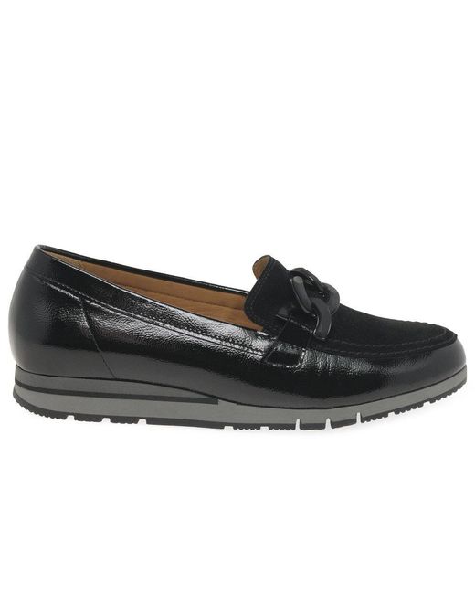 Gabor Blue Bea Loafers