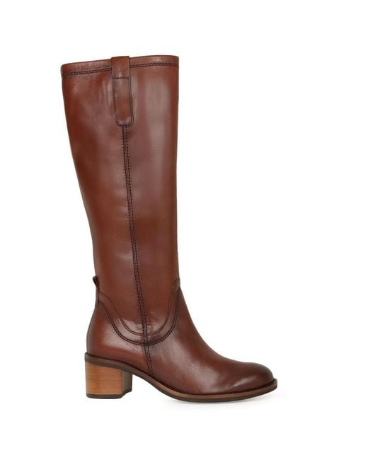 Gabor Brown Oval (M) Knee High Boots