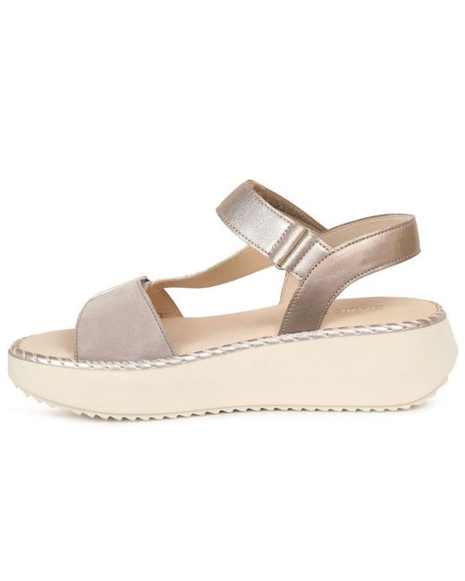 Gabor Metallic Foam Sandals