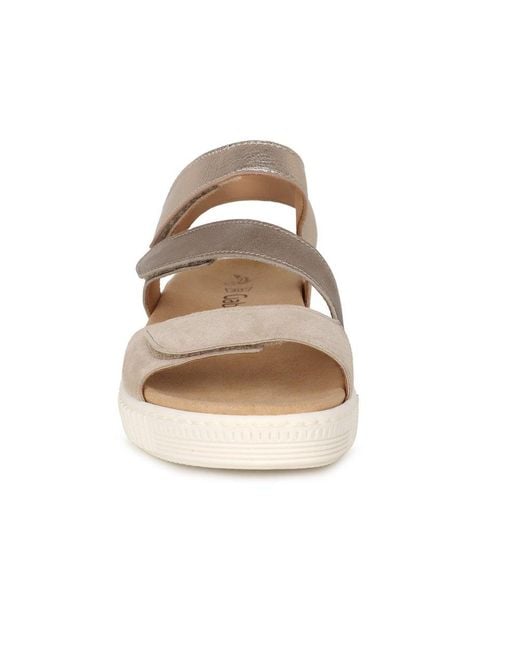 Gabor Metallic Ball Sandals