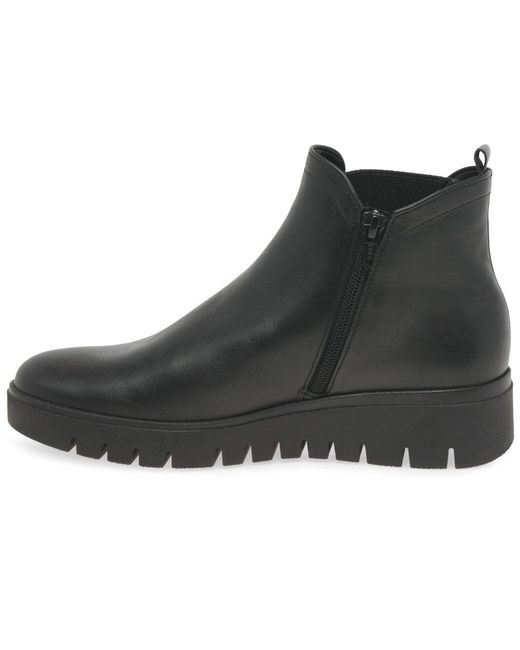 Gabor Black Dublin Chelsea Boots