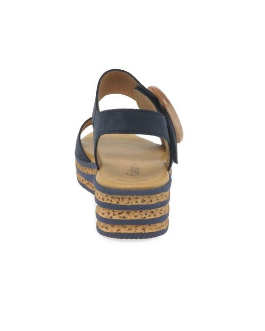 Gabor Blue Andre Sandals