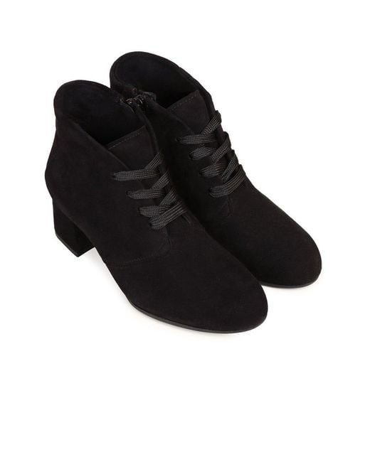 Gabor Black Tiff Ankle Boots