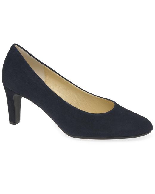 Gabor Blue Edina Court Shoes