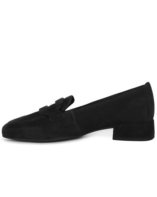 Gabor Black Great Loafers