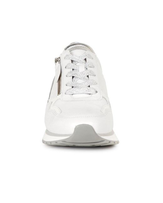 Gabor White Hollywell Trainers