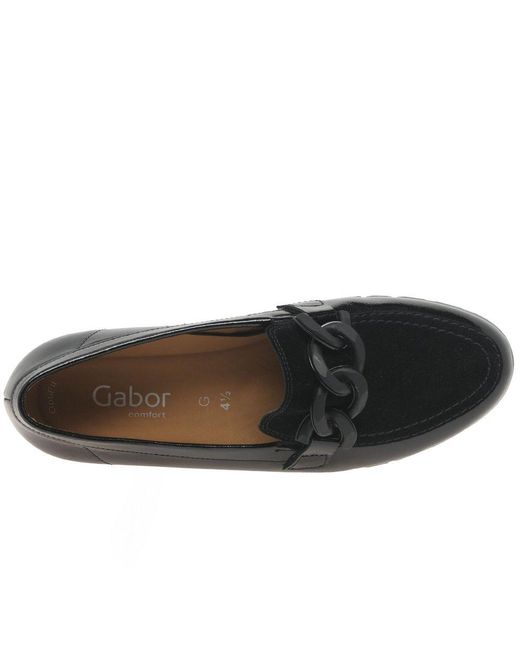 Gabor Blue Bea Loafers