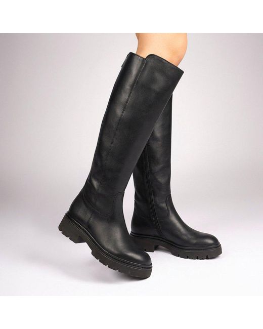 Gabor Black Match Knee High Boots