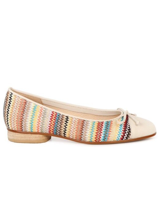 Gabor Pink Dulford Ballet Pumps Size: 2