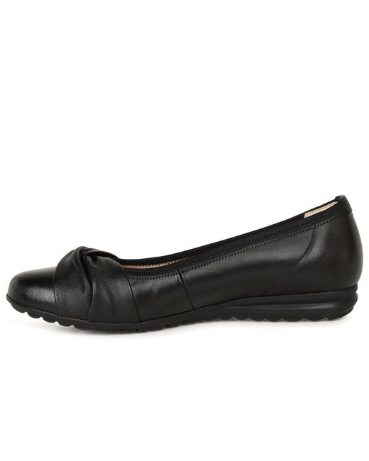 Gabor Black Scene Ballet Pumps