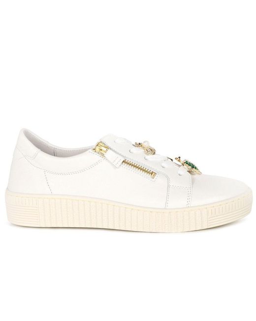 Gabor White Talma Trainers