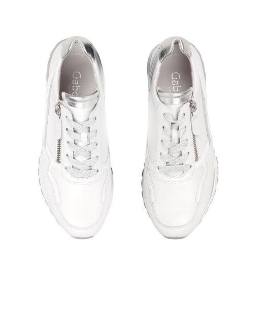 Gabor White Hollywell Trainers