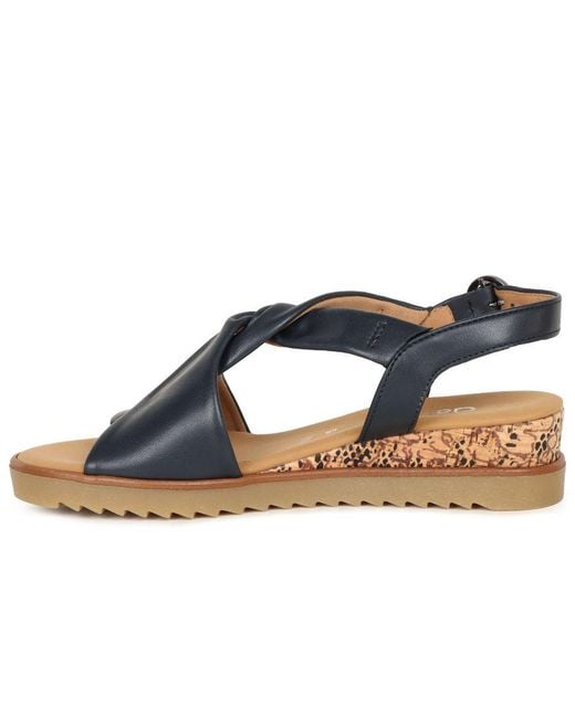 Gabor Blue Rich Sandals