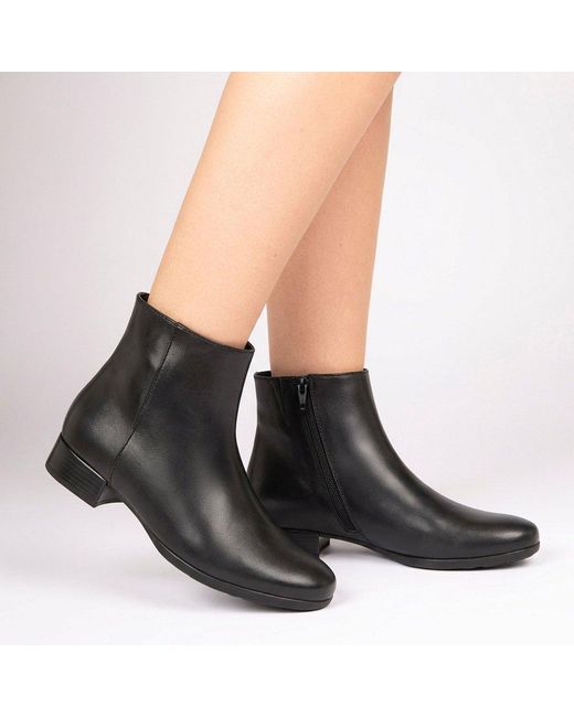 Gabor Black Buzz Ankle Boots