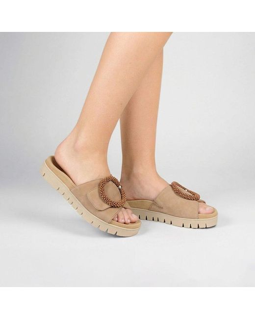 Gabor Pink Everly Mule Sandals
