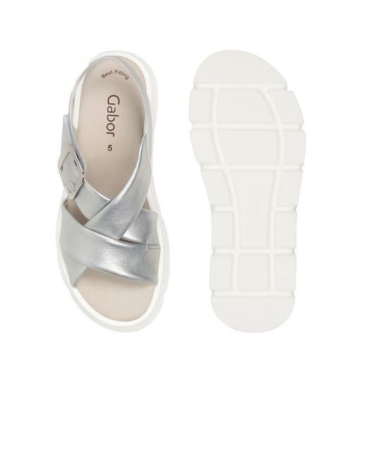 Gabor Metallic Daphne &Apos;S Sandals