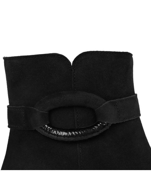 Gabor Black Equity Ankle Boots