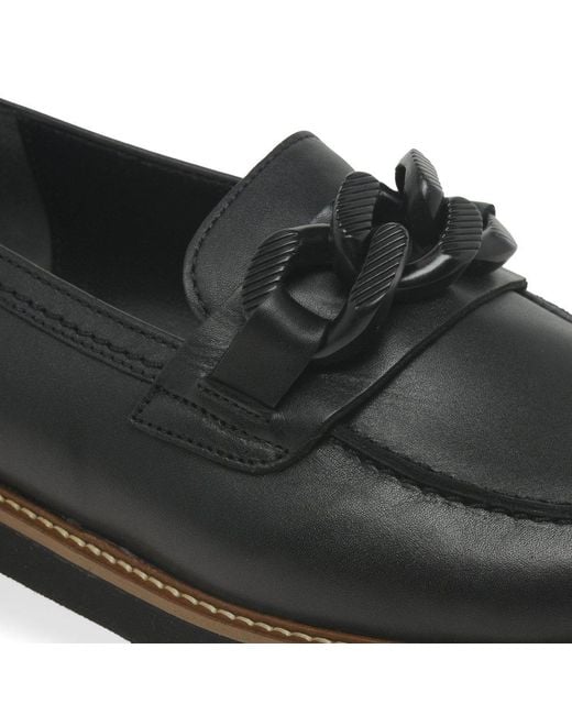 Gabor Black Squeeze Loafers (Uni)