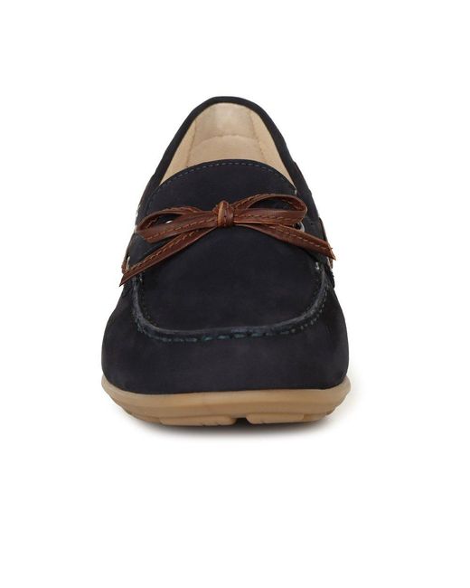 Gabor Blue Evie Loafers