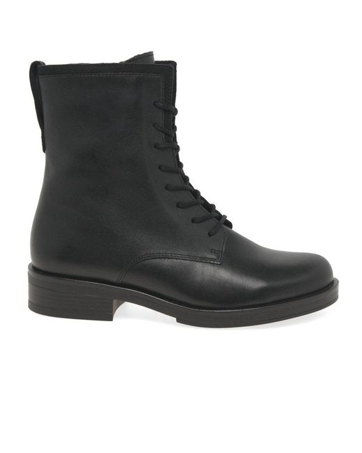 Gabor Black Hay Biker Boots