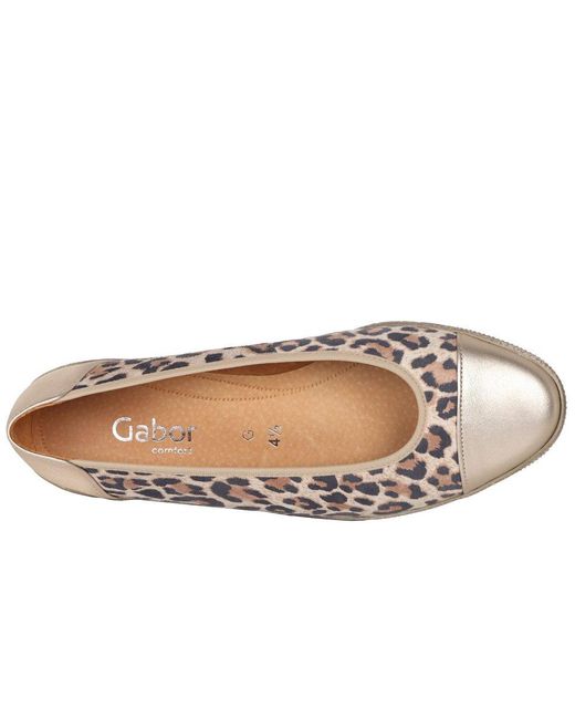Gabor Multicolor Petunia Accent Low Heeled Pumps