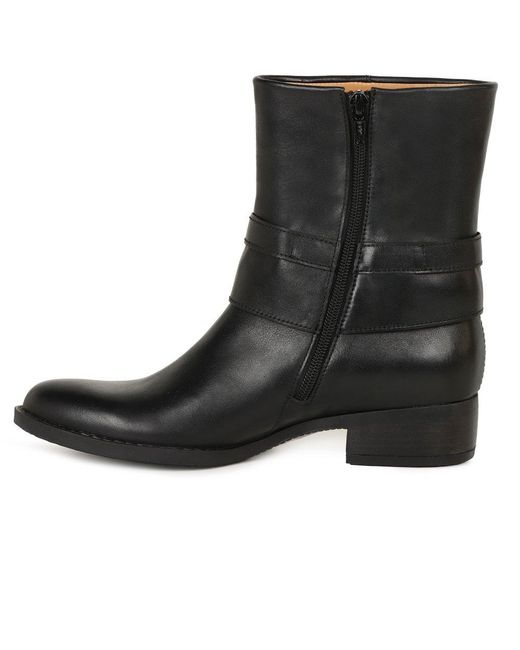 Gabor Black Ginger Ankle Boots Lea