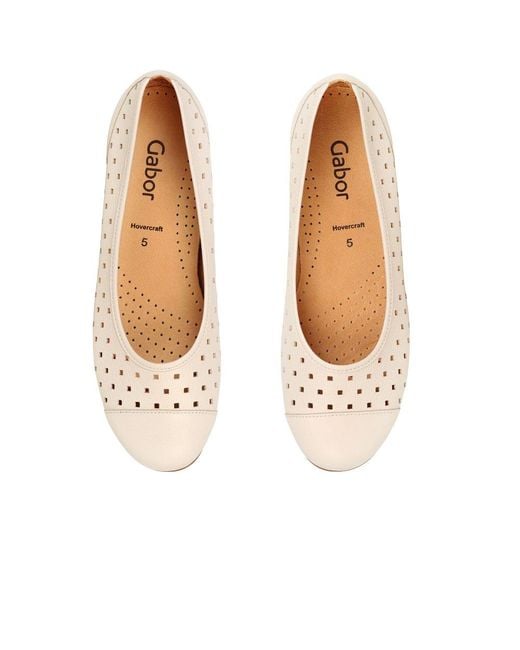 Gabor Pink Ruffle Punched Detail Casual Shoes