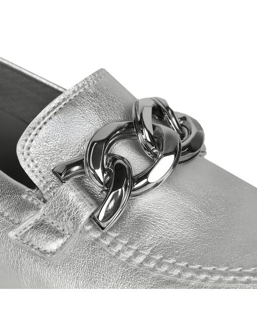 Gabor Gray Bea Loafers