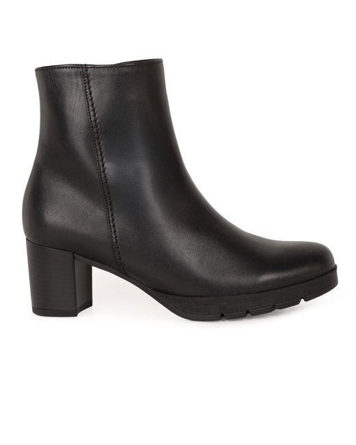 Gabor Black Essential Ankle Boots