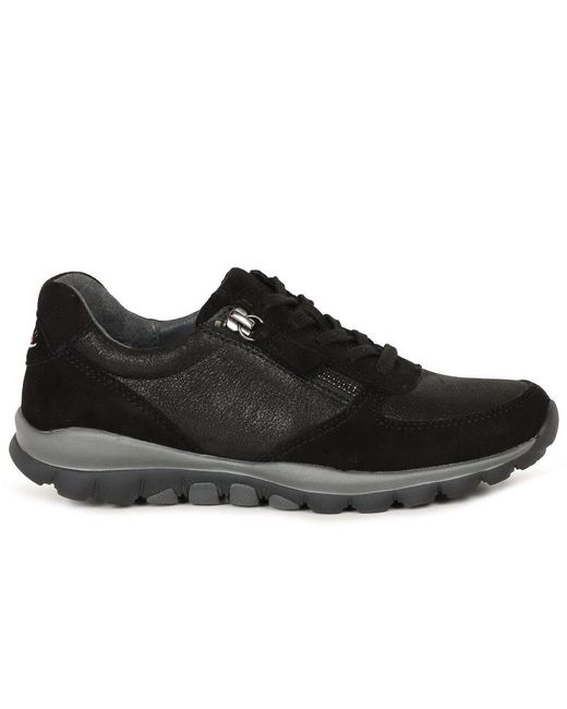 Gabor Black Fantastic Casual Sports Trainers