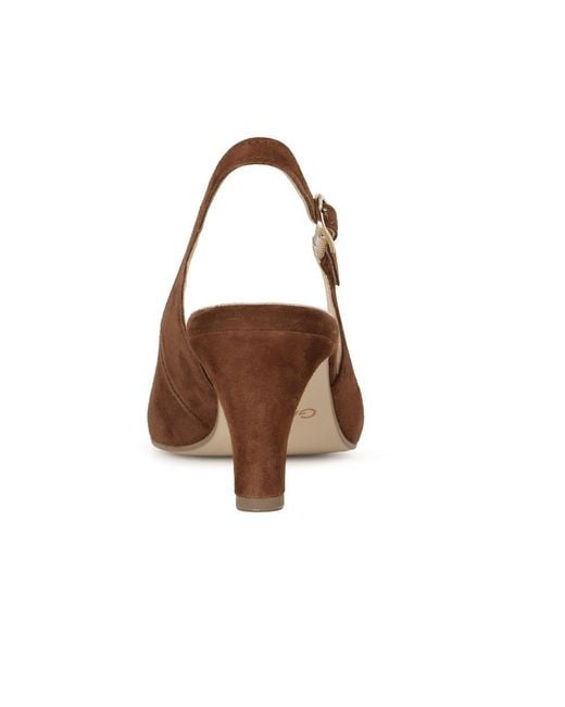 Gabor Brown Lazona Court Shoes