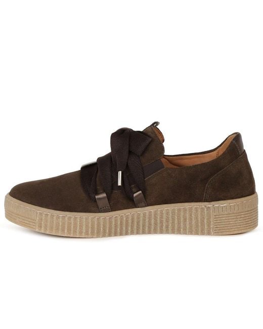 Gabor Brown Waltz Trainers