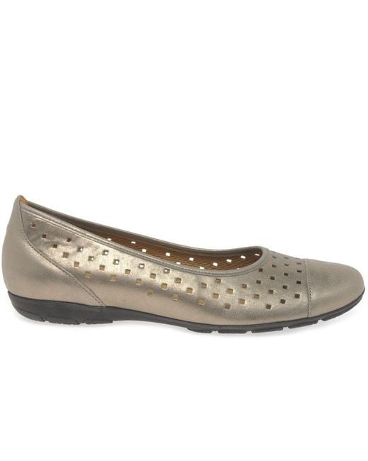 Gabor Multicolor Ruffle Punched Detail Casual Shoes
