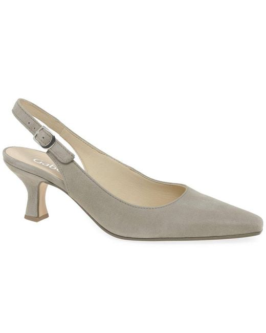 Gabor Metallic Lindy &Apos;S Court Shoes