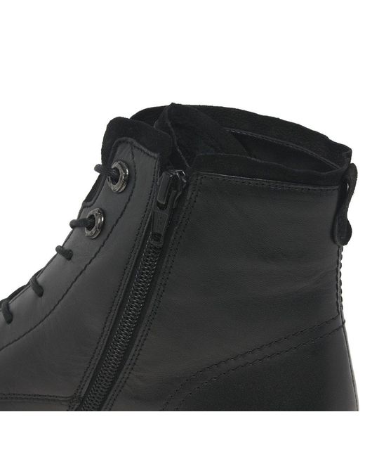 Gabor Black Boat Ankle Boots Size: 2.5