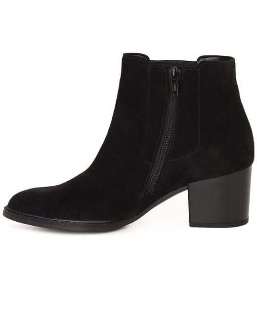 Gabor Black Region Ankle Boots