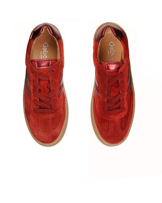 Gabor Red Dahma Trainers