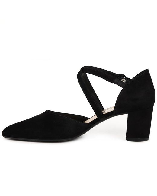 Gabor Black Gisele Open Court Shoes