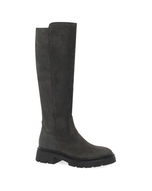 Gabor Black Match Knee High Boots